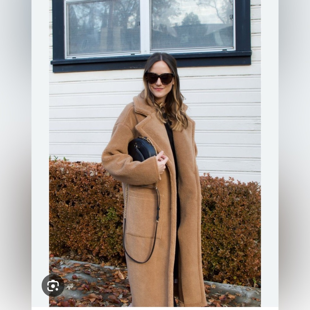 Billie The Label | Faux Shearling Teddy Coat | Tan